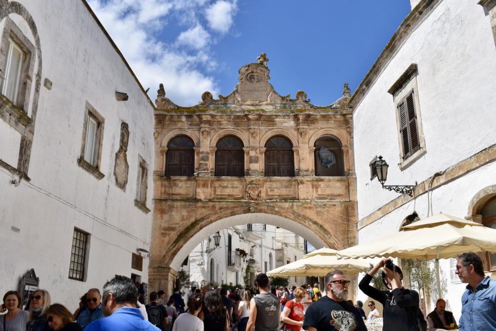 Ostuni ville blanche les Pouilles Italie